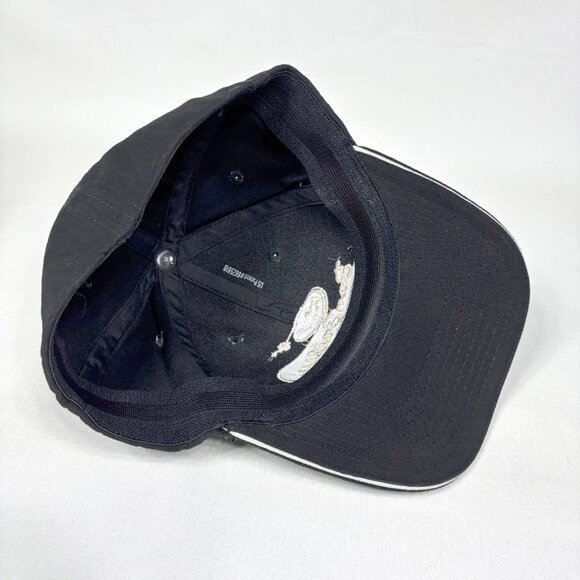 Simms Fishing Dan Bailey Fly Shop Black Embroidered Sandwich Bill Cap Hat OSFM - Picture 6 of 7